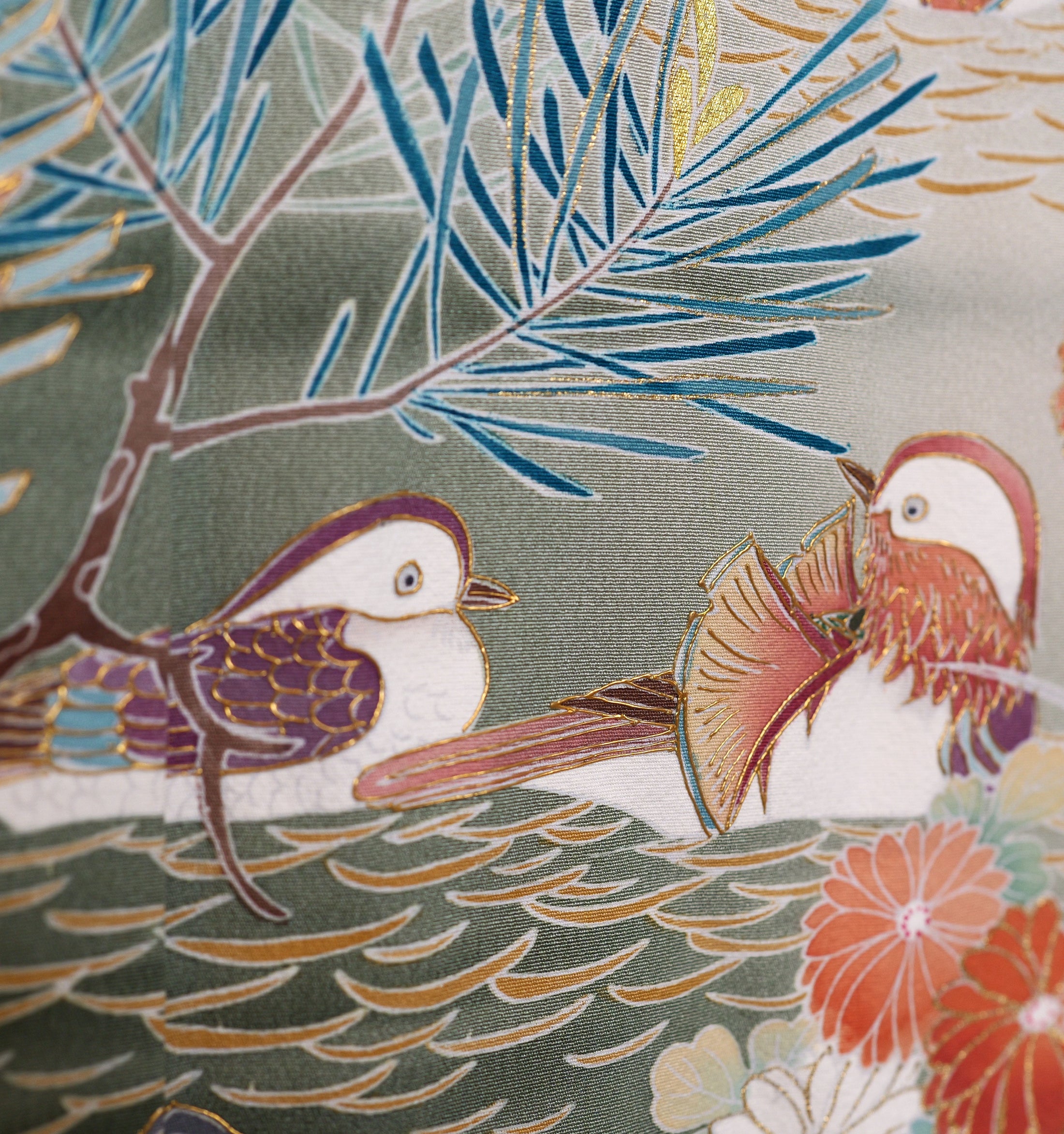 Summer Collection: August12-02 | Light Green and Maya birds
