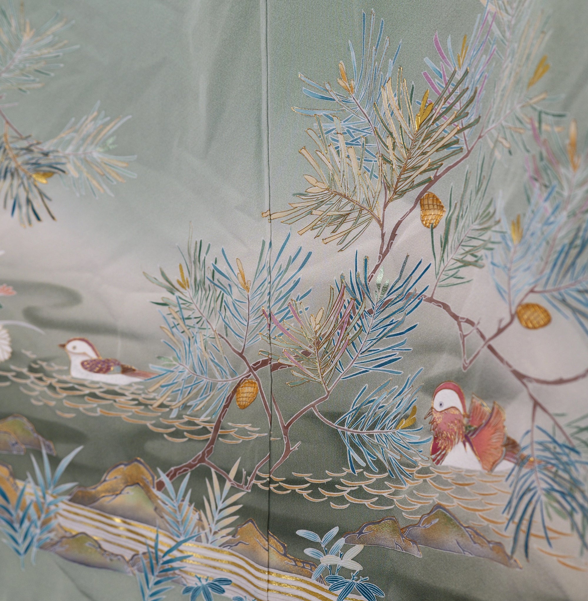 Summer Collection: August12-02 | Light Green and Maya birds