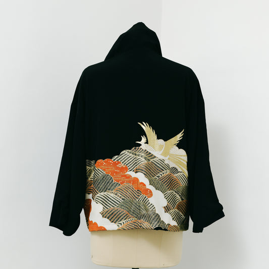 On-hand item: Hoodie With Zipper | HWZ4607 (beautiful gold design!)