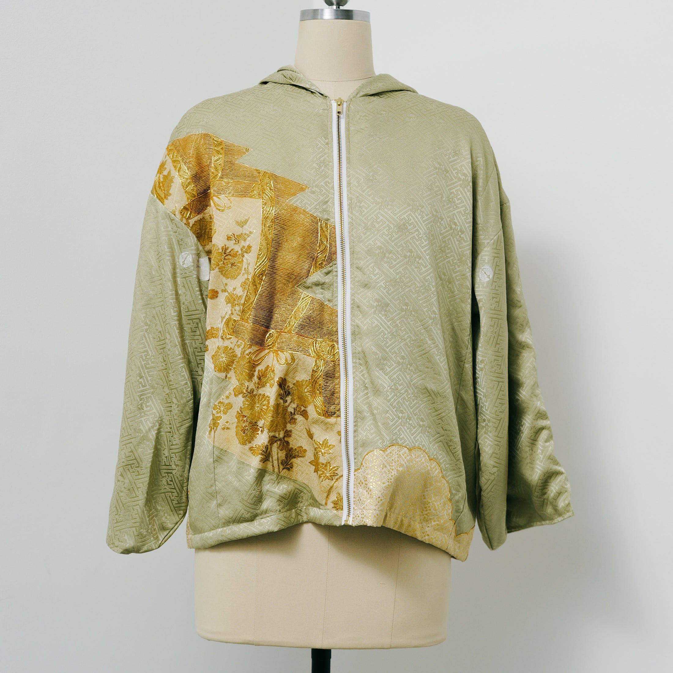 On-hand: Hoodie With Zipper | HWZ4034-one size | The fabric has texture!