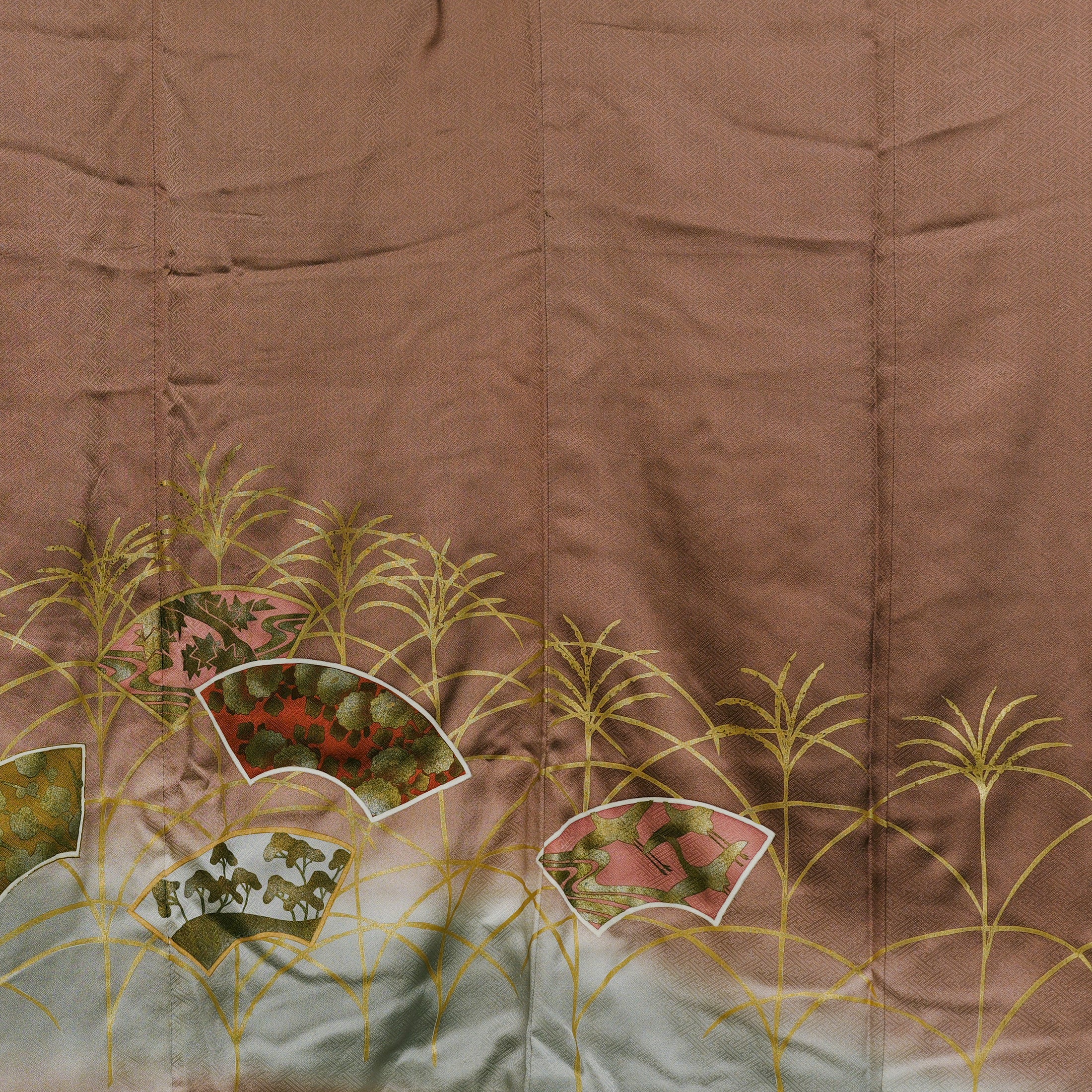 NALB - No Art Left Behind Fabric: NALBSEP13-08 Orangey Brown fan