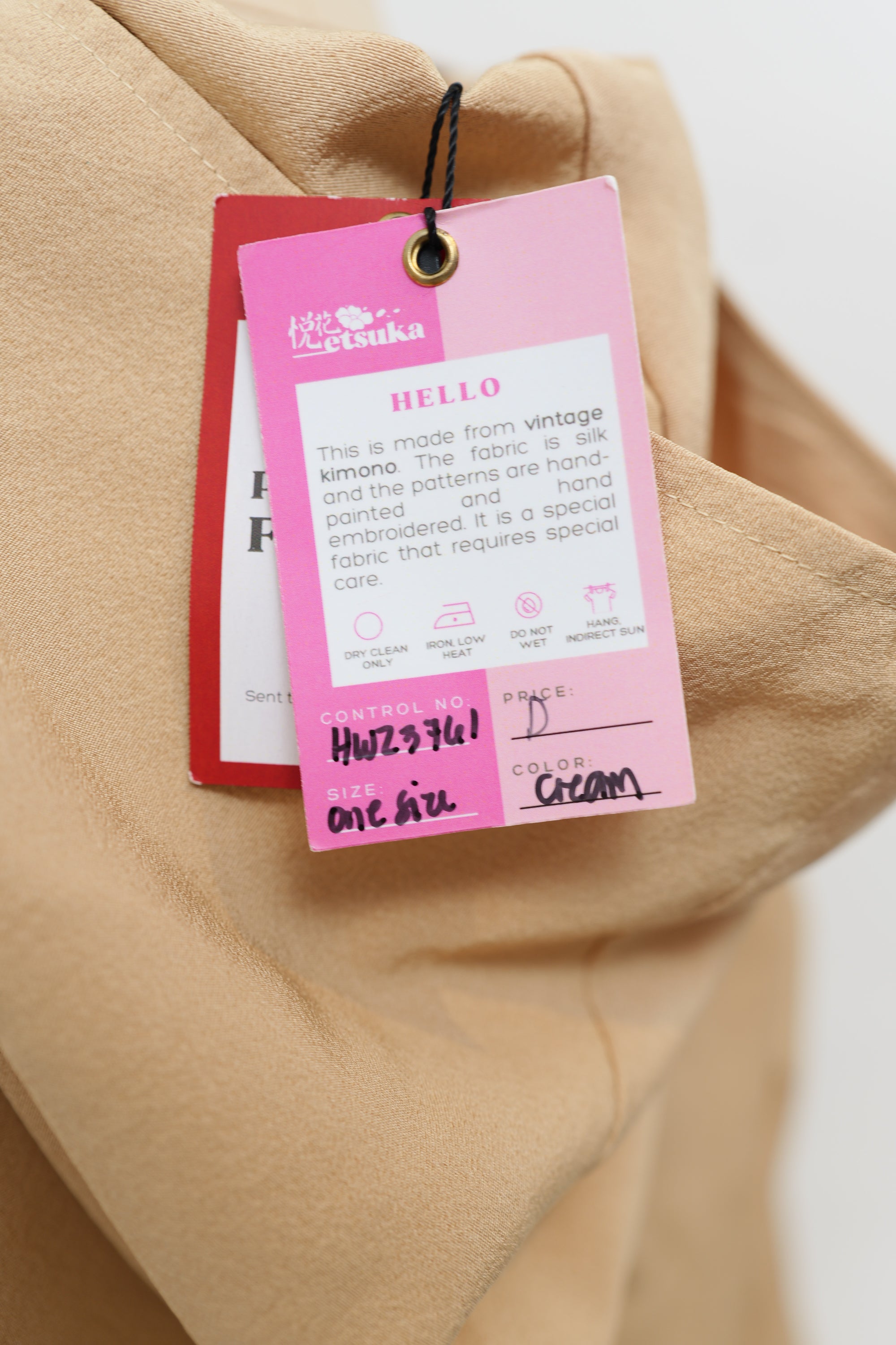 On-hand item: Hoodie With Zipper | HWZ3761 (with a little bit of storage stain)