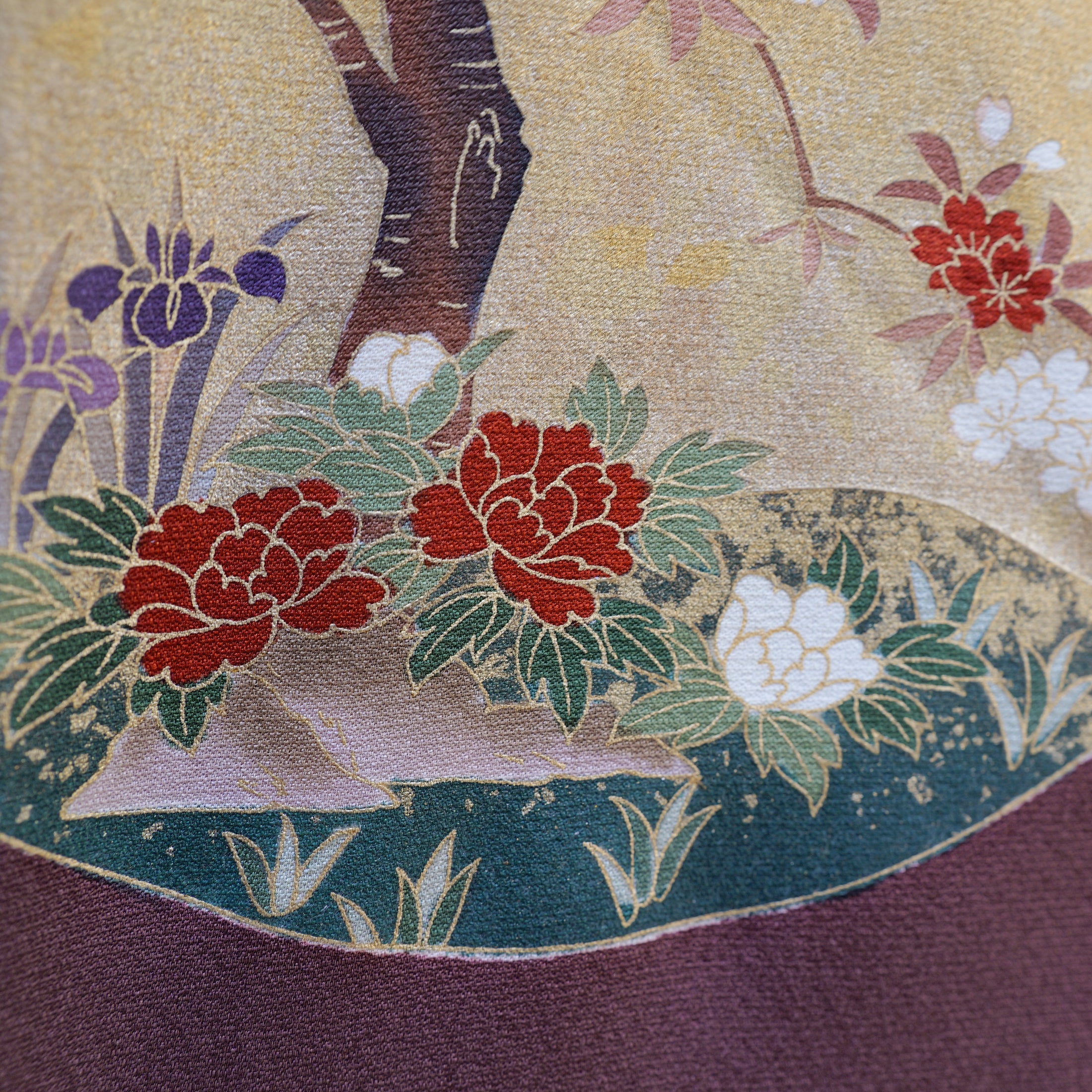 NALB - No Art Left Behind Fabric: 1217NALB-06 Dark Red