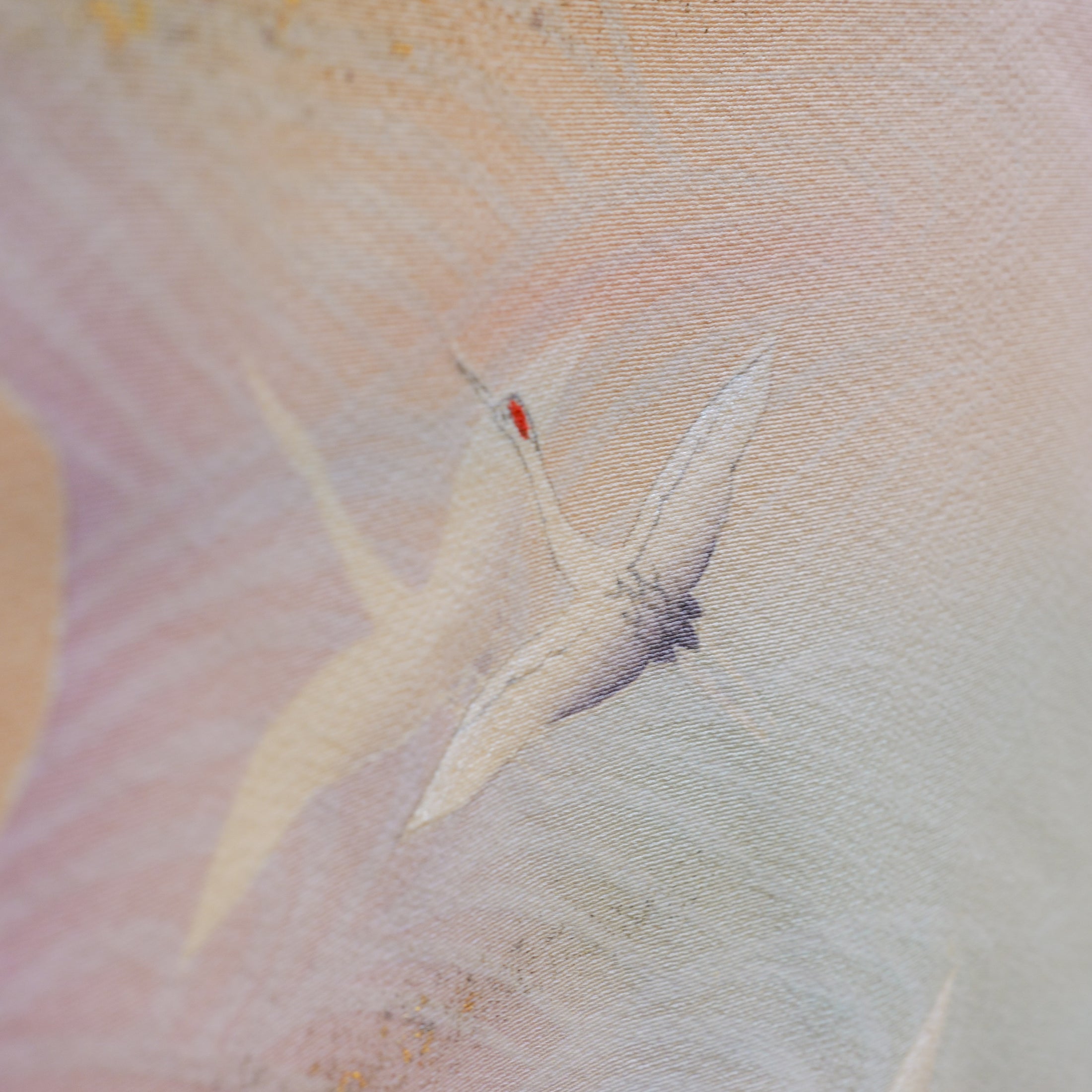 NALB - No Art Left Behind Fabric: 1217NALB-07 Salmon pink with gold