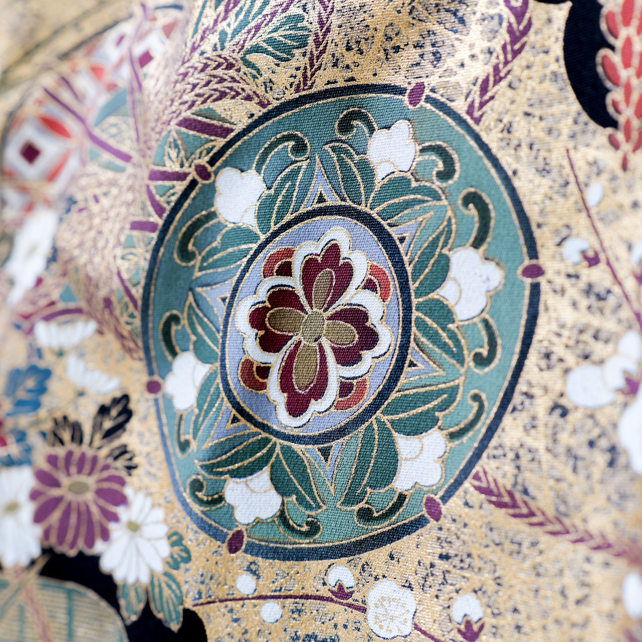 Premium Fabric: 1217-01 | Black and sakuras