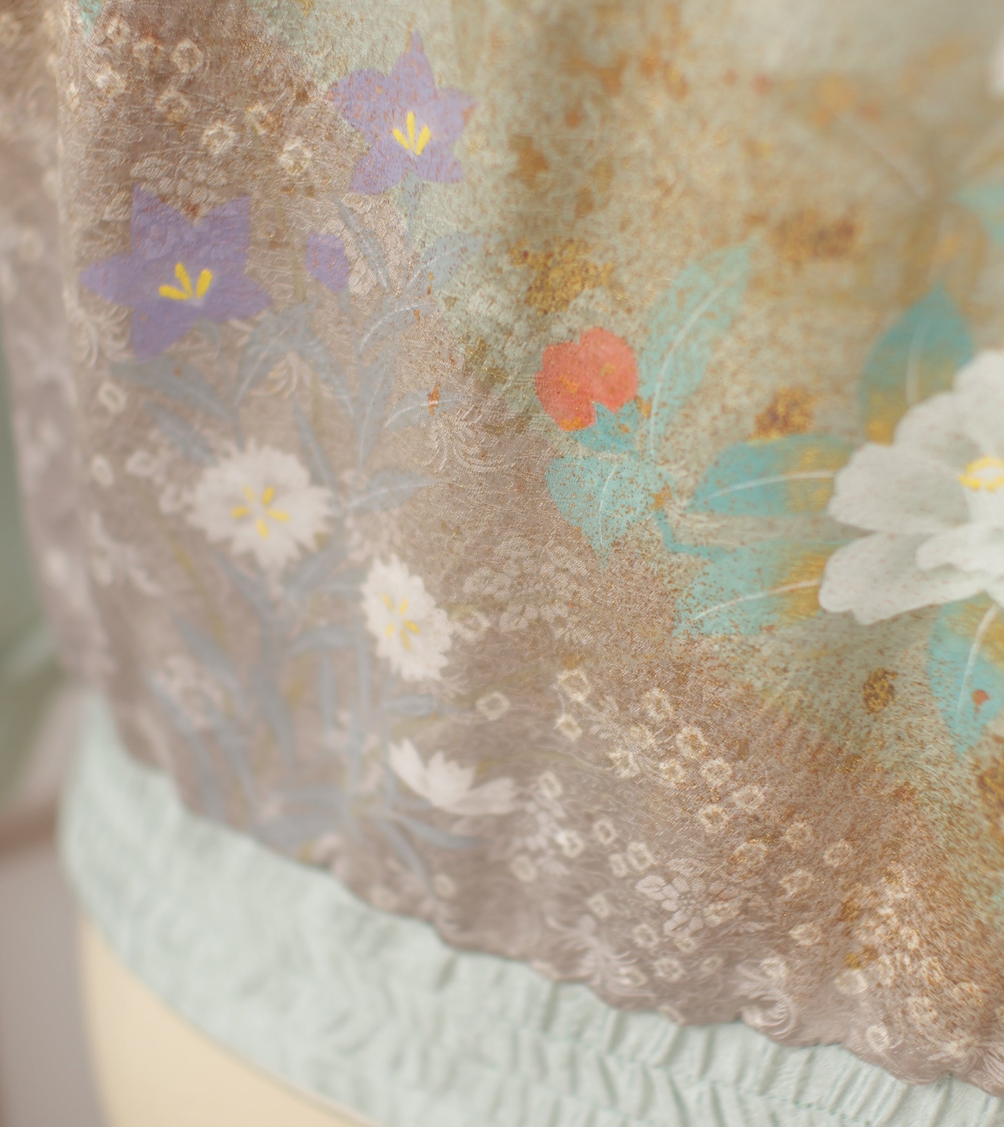 Premium On-hand: Flowery Green Woman Chinese Knot Jacket | CNY7195 | LB