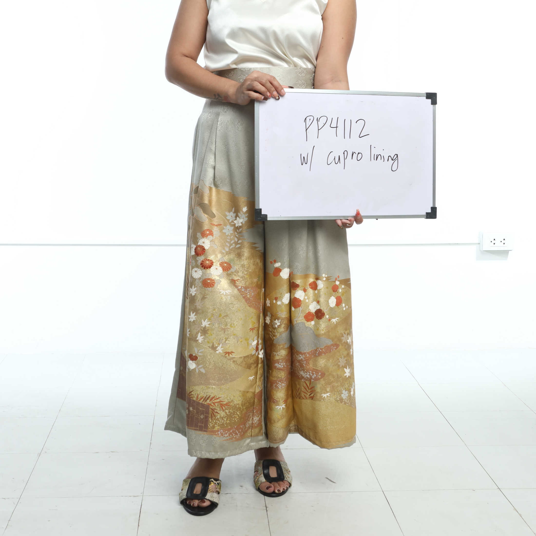 On-hand: Palazzo Pants | PP4112 XLB (with cupro lining)