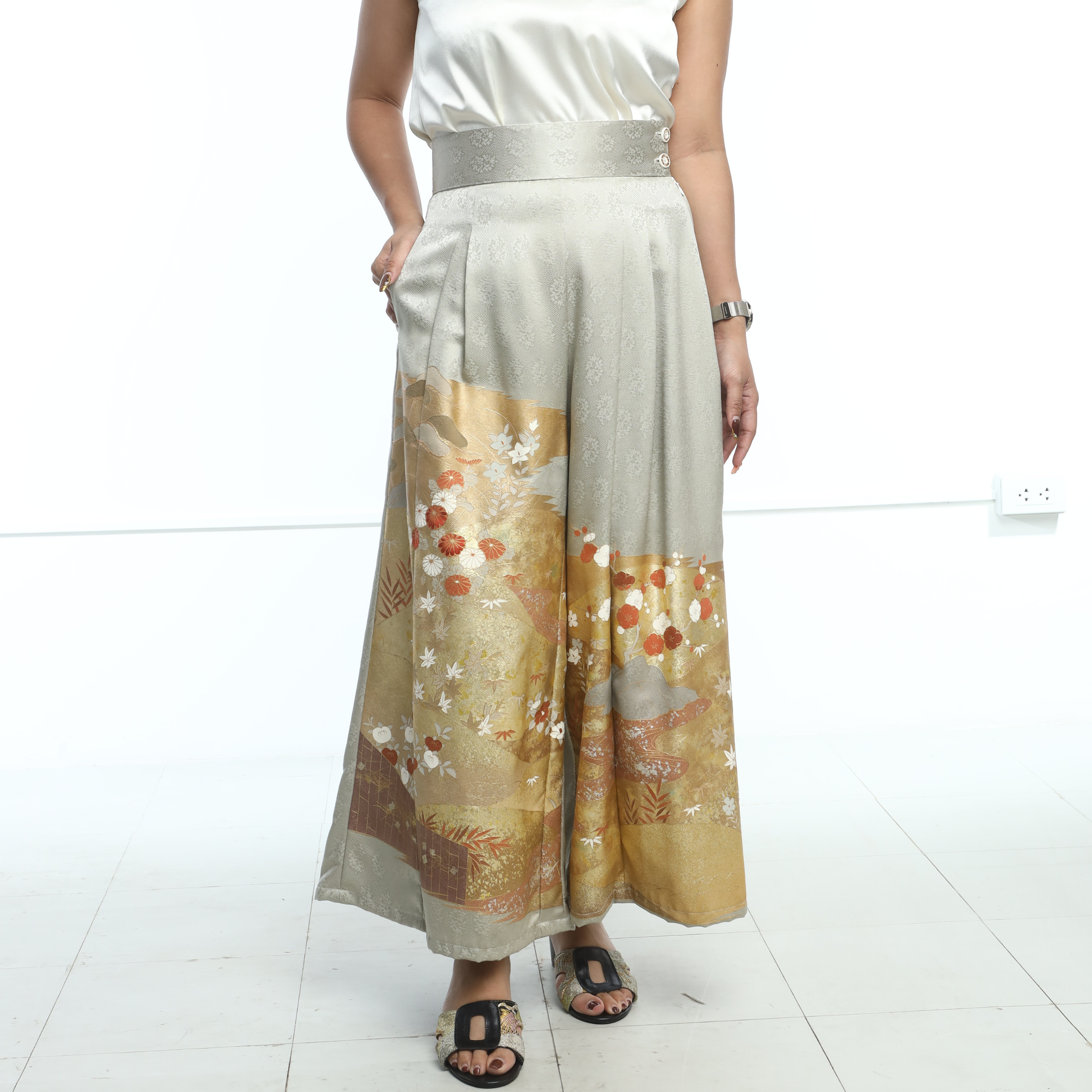 On-hand: Palazzo Pants | PP4112 XLB (with cupro lining)