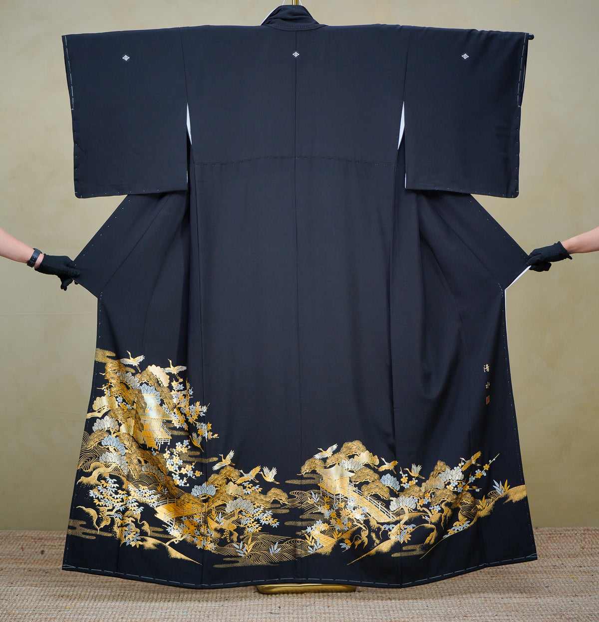 Premium Sho Fabric: 0908_18 | Golden Nature