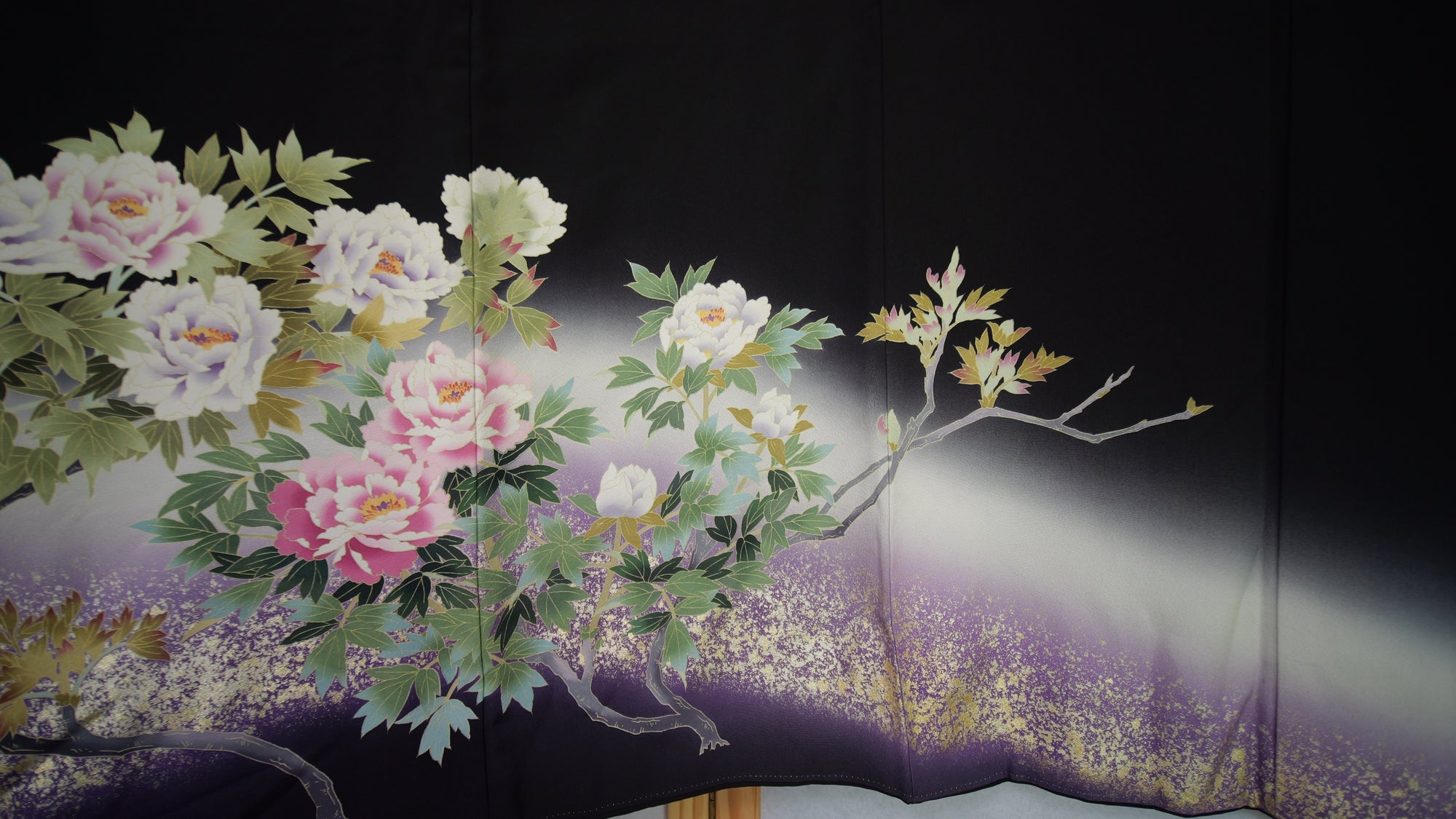 MM15 Premium Fabric: MM15-05 | Black Petals on a Limb