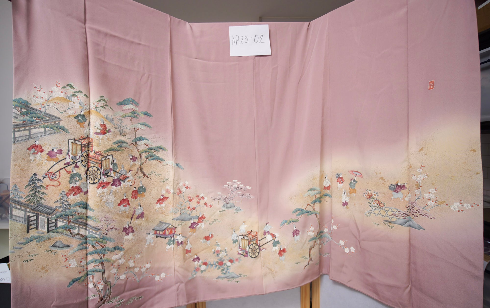 Premium Fabric: AP25-02 | Pink Happy Neighborhood