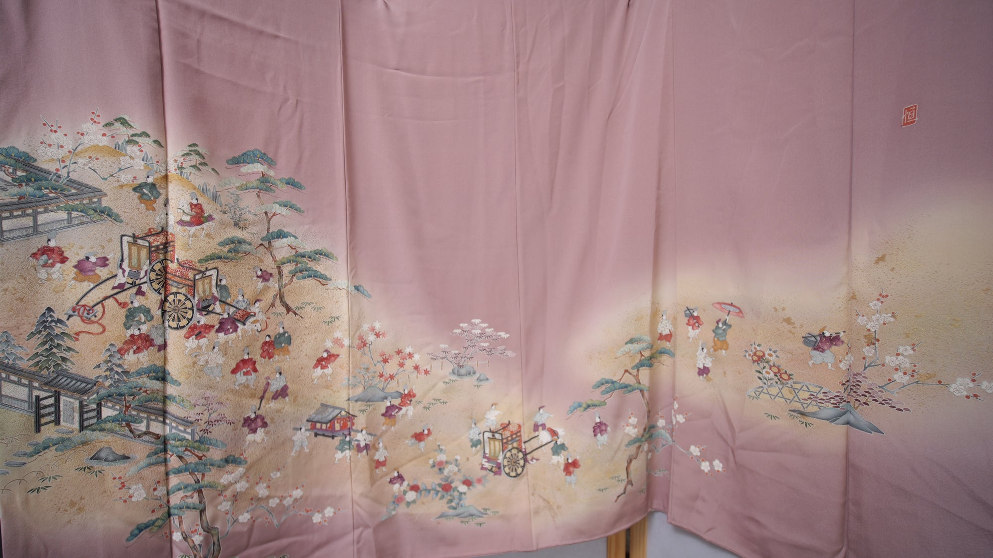Premium Fabric: AP25-02 | Pink Happy Neighborhood