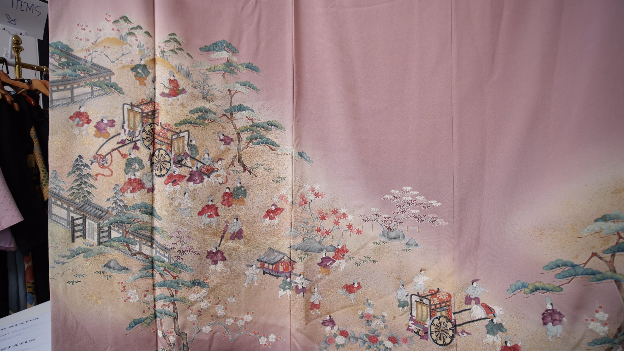 Premium Fabric: AP25-02 | Pink Happy Neighborhood