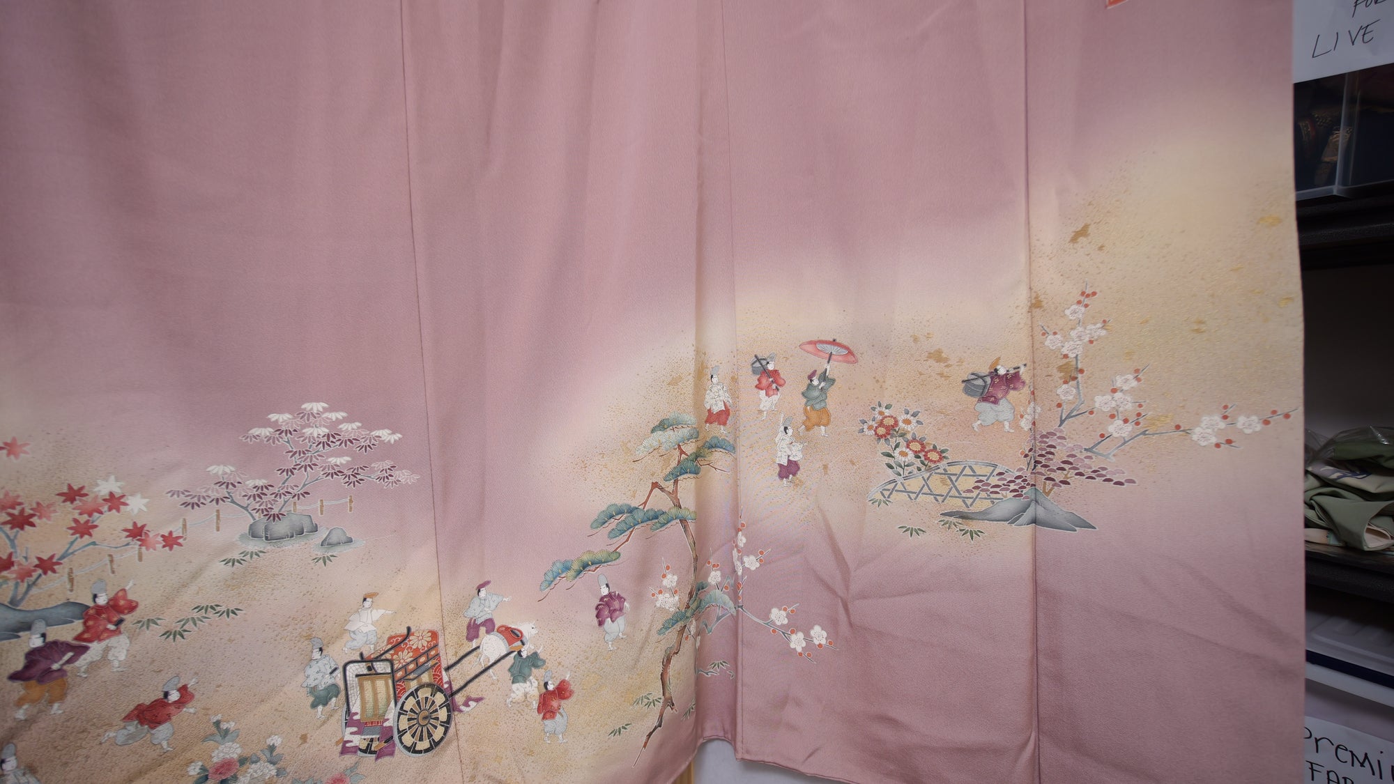 Premium Fabric: AP25-02 | Pink Happy Neighborhood