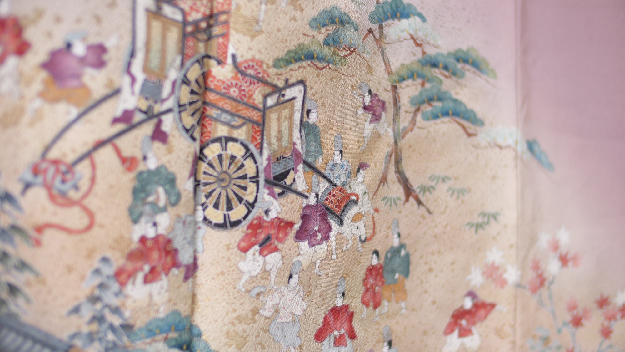 Premium Fabric: AP25-02 | Pink Happy Neighborhood
