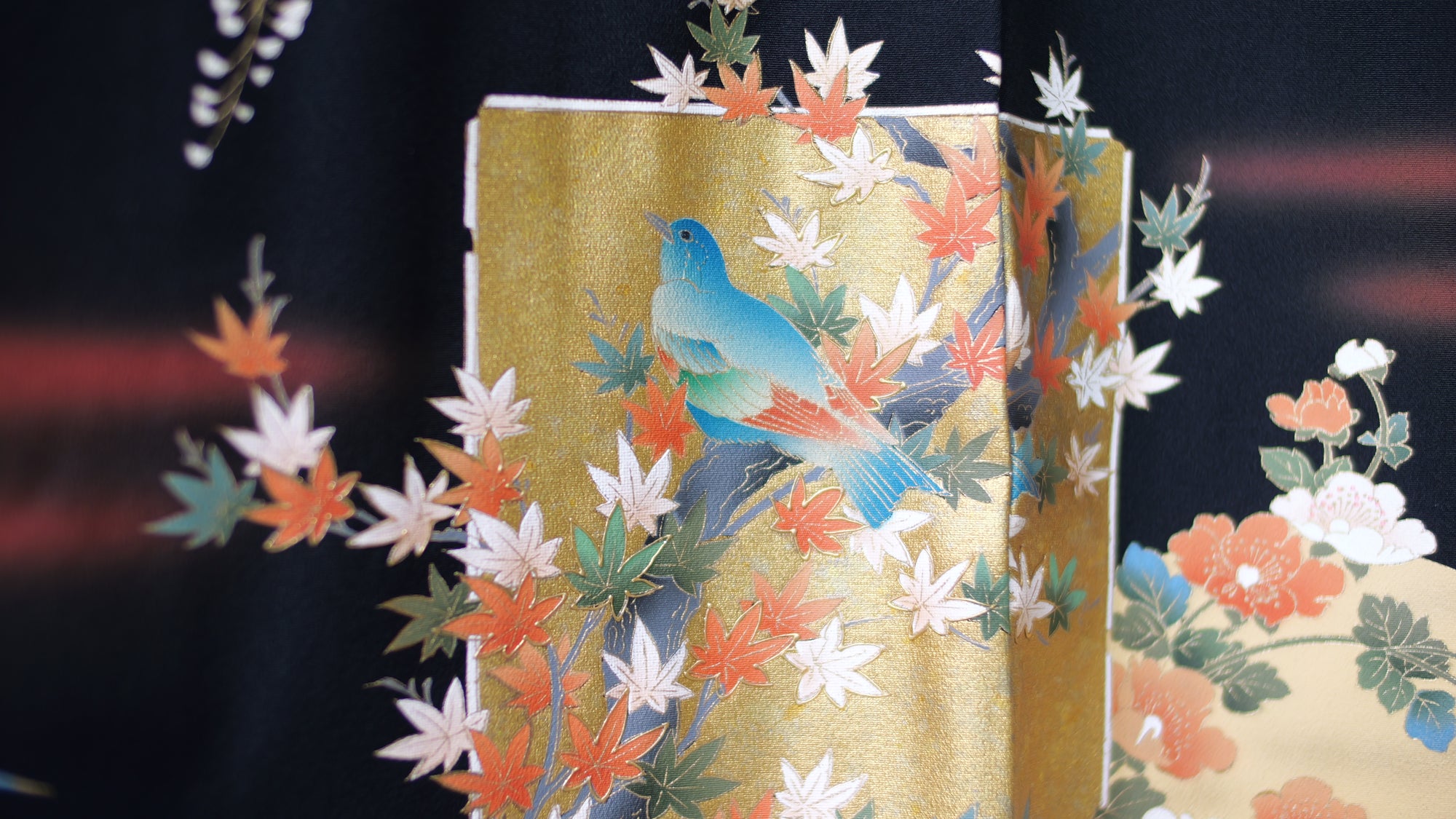 NALB (No Art Left Behind) Fabric: AP27-03 | Black Garden Dreams