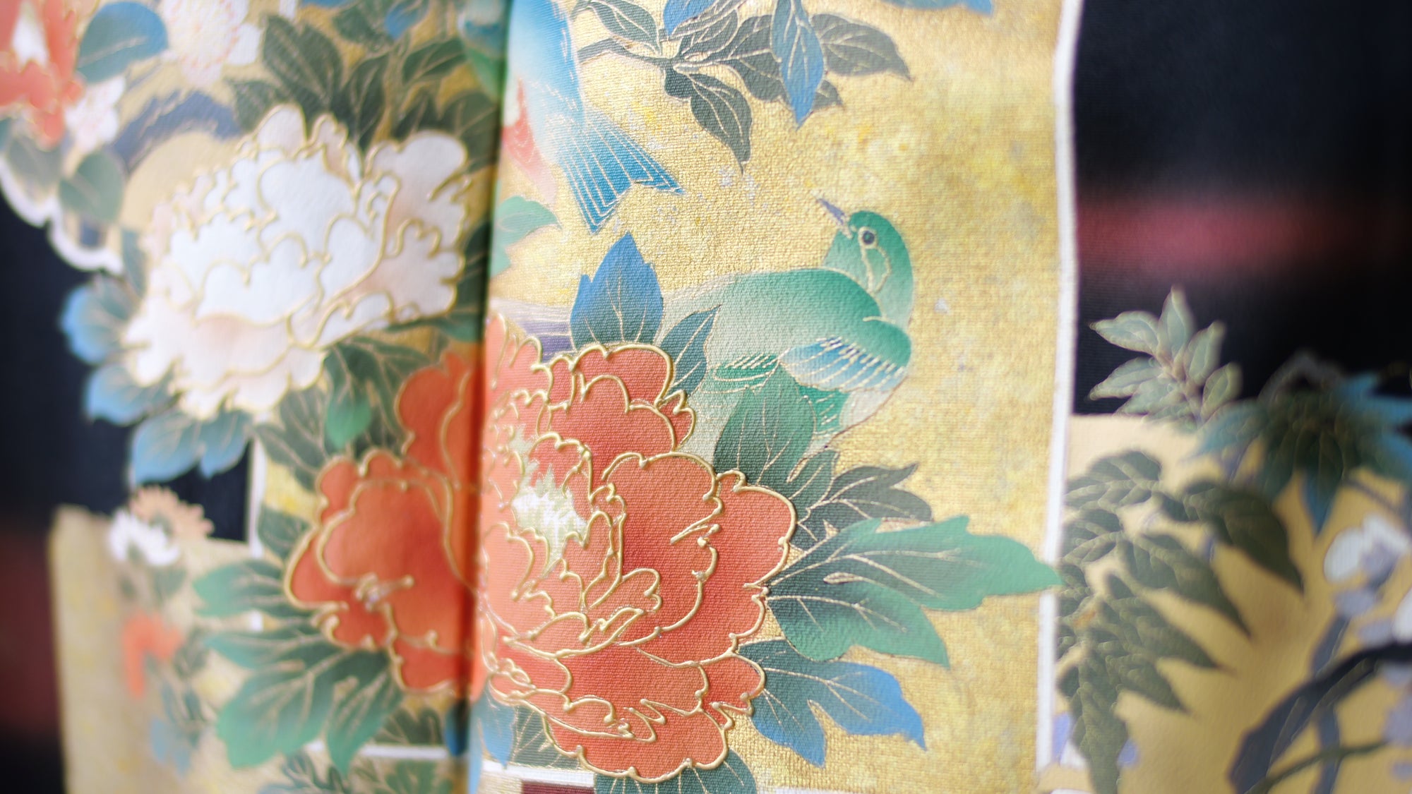 NALB (No Art Left Behind) Fabric: AP27-03 | Black Garden Dreams