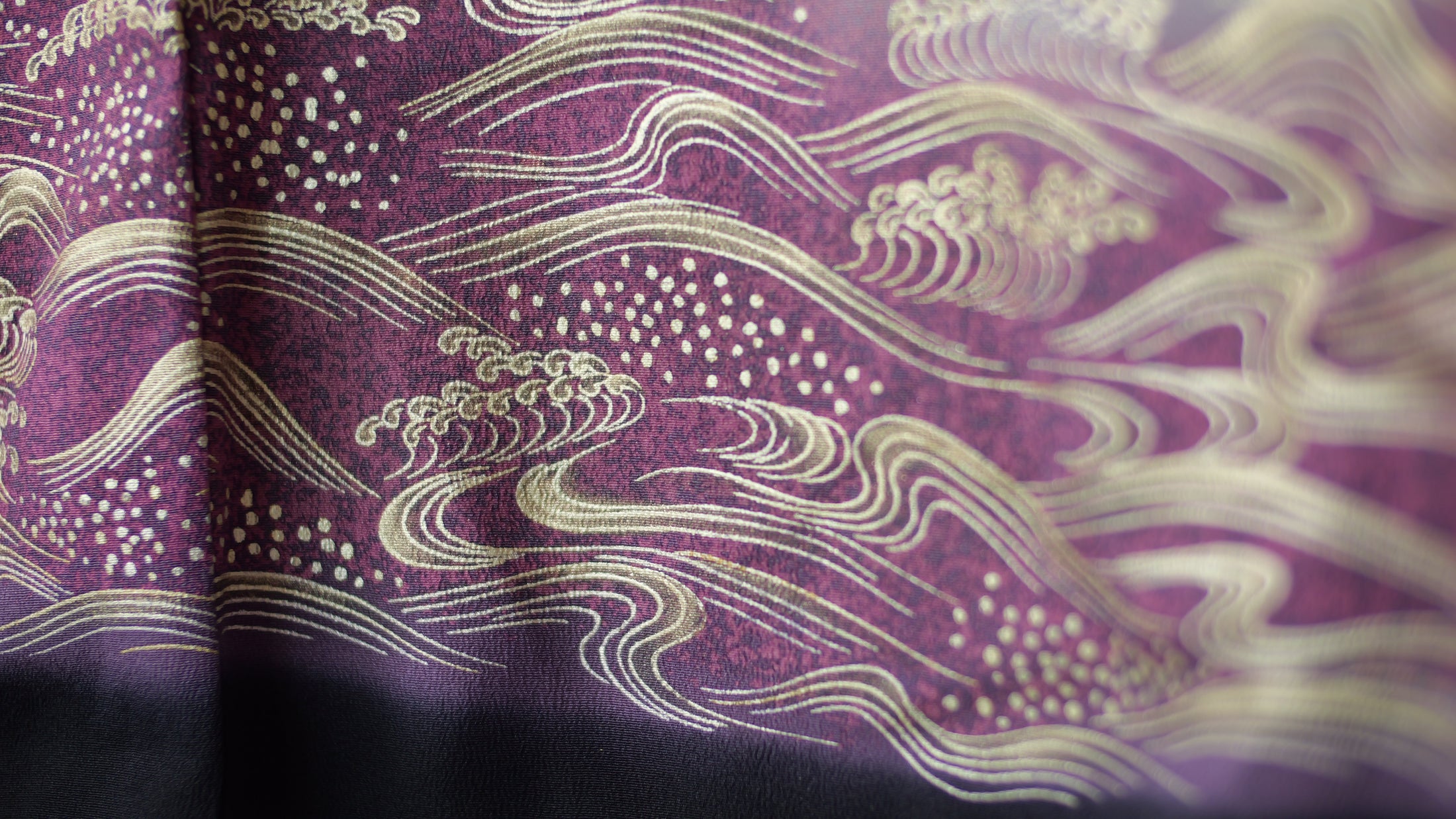 NALB (No Art Left Behind) Fabric: AP27-06 | Black with touch of violet