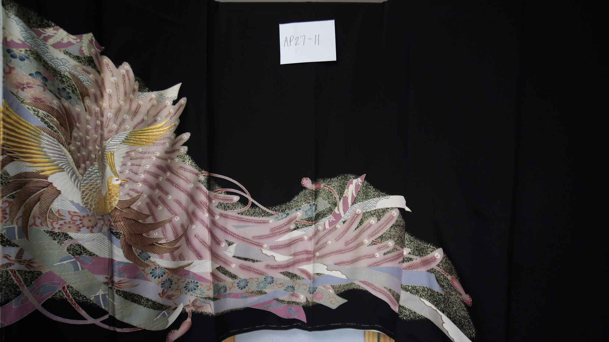 NALB (No Art Left Behind) Fabric: AP27-11 | Black Violet Phoenix