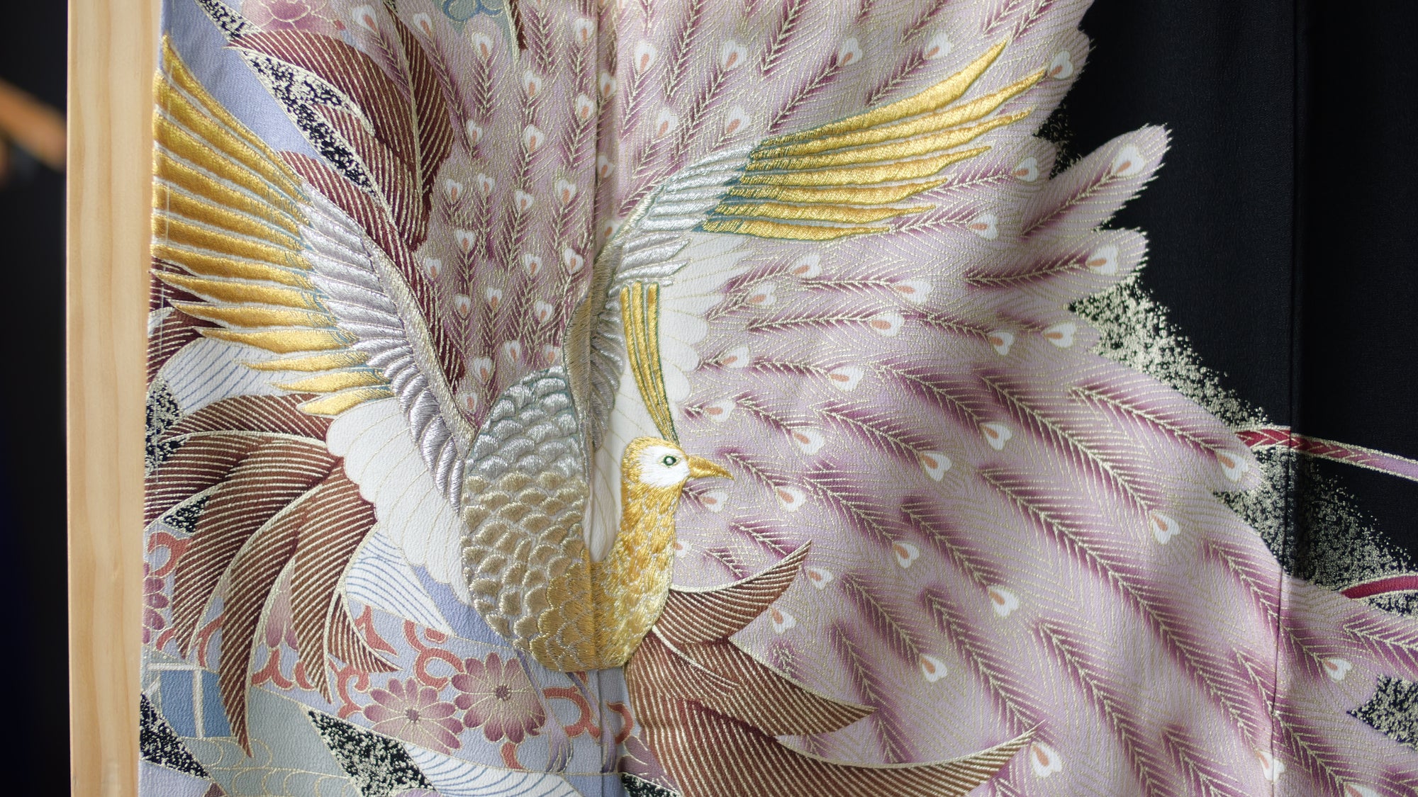 NALB (No Art Left Behind) Fabric: AP27-11 | Black Violet Phoenix