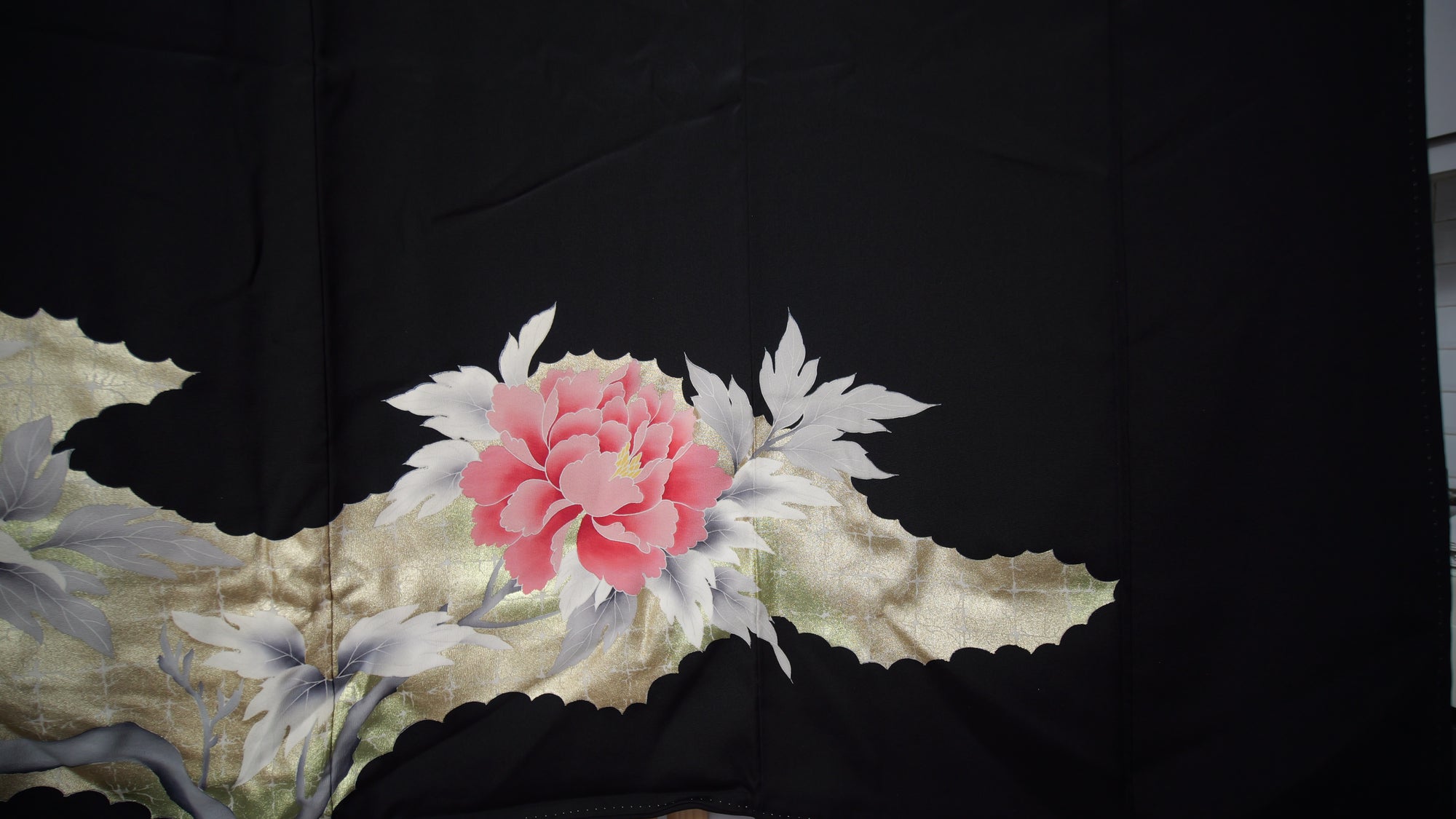NALB (No Art Left Behind) Fabric: Black Big Flowers MA01-03