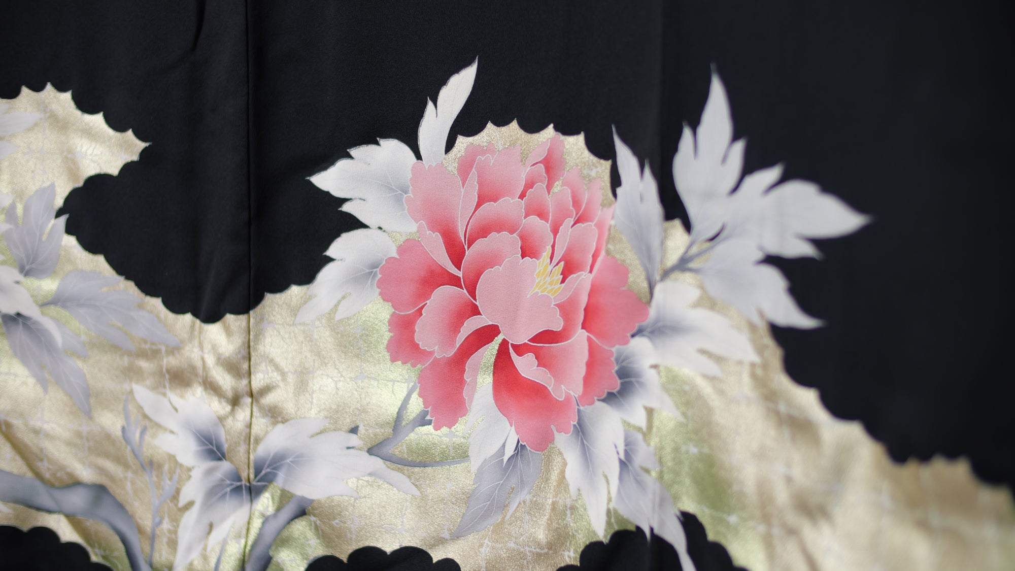 NALB (No Art Left Behind) Fabric: Black Big Flowers MA01-03