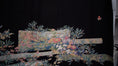 Load image into Gallery viewer, NALB (No Art Left Behind) Fabric: Black Florals and Grass | MA01-08
