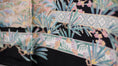 Load image into Gallery viewer, NALB (No Art Left Behind) Fabric: Black Florals and Grass | MA01-08
