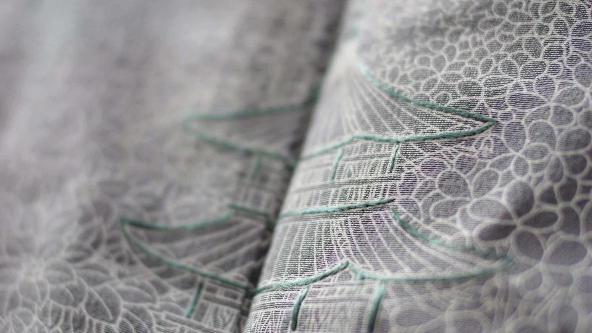 NALB - No Art Left Behind Fabric: Textured Gray MA08-03