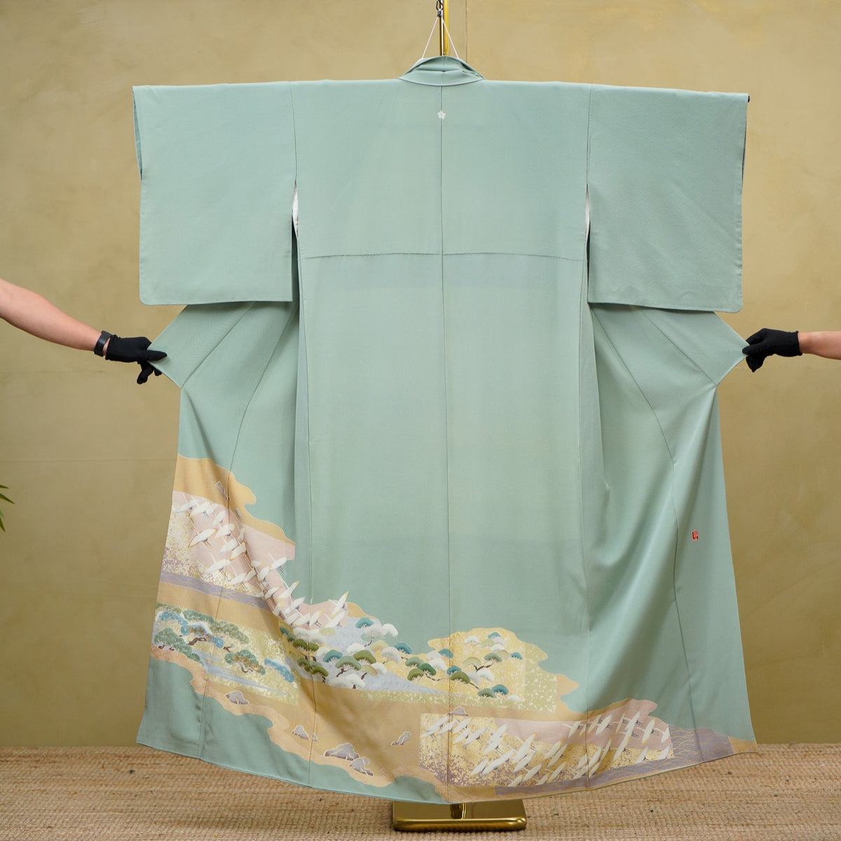 Chiku Fabric: 0911_11 | Green Flights