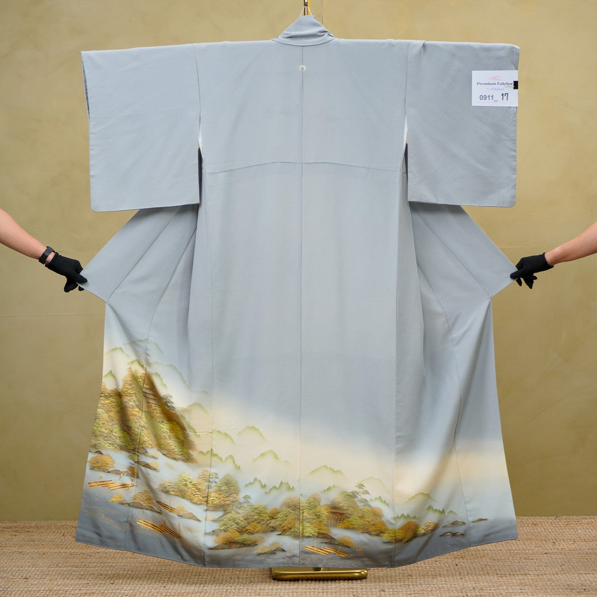 Chiku Fabric: 0911_17 | Mountain Silhouette