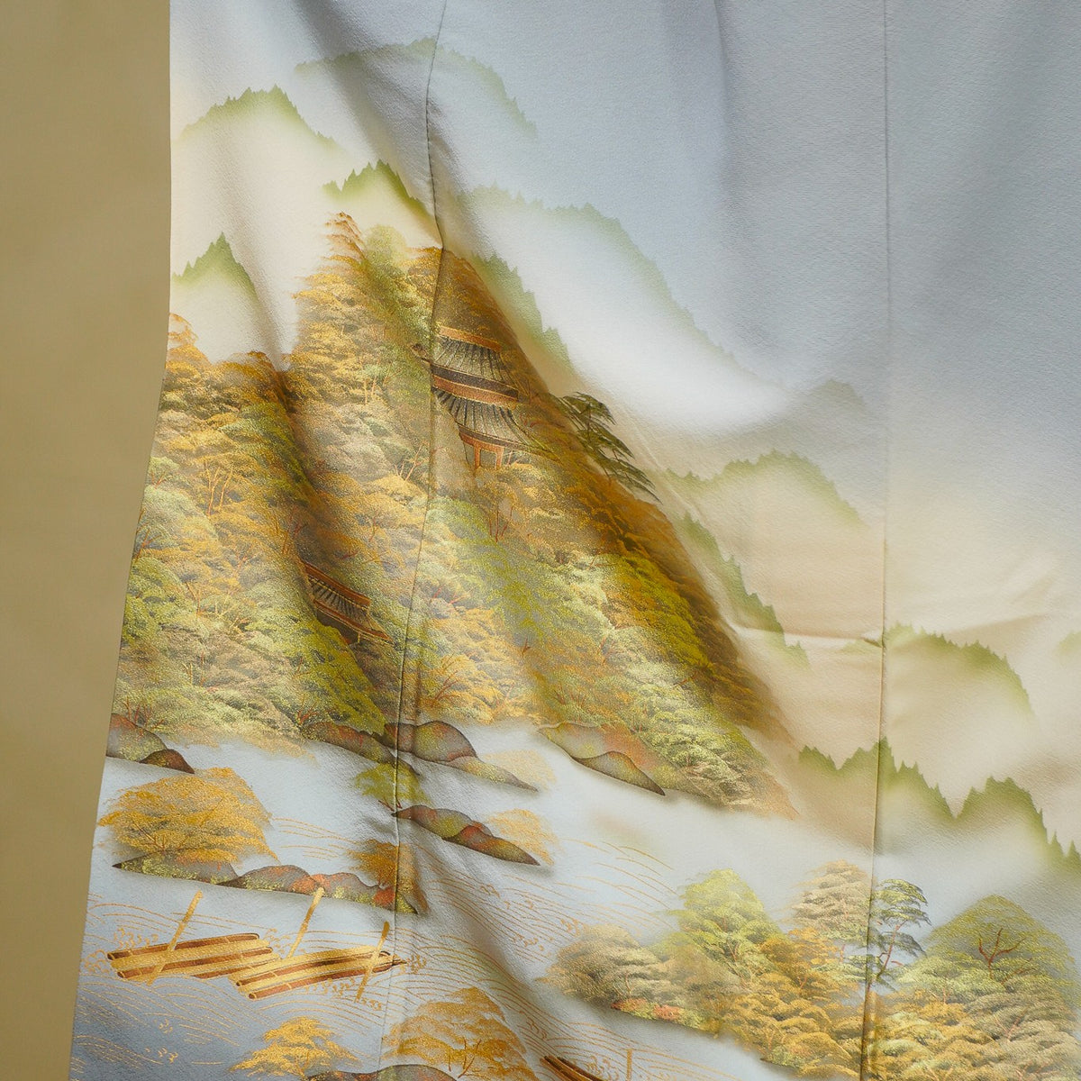 Chiku Fabric: 0911_17 | Mountain Silhouette