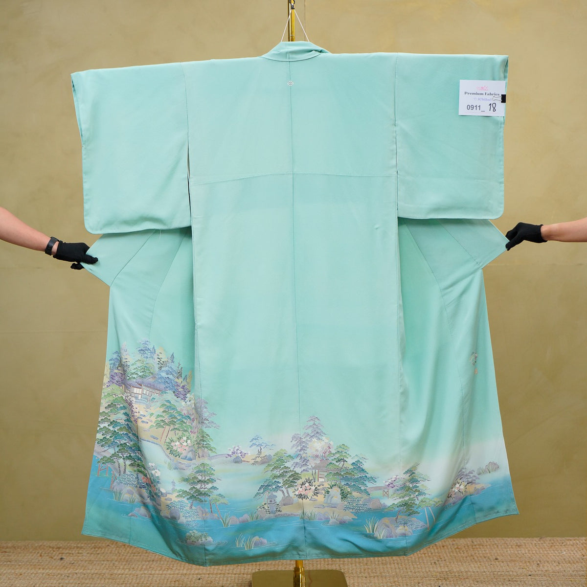 Chiku Fabric: 0911_18 | Light and Ocean