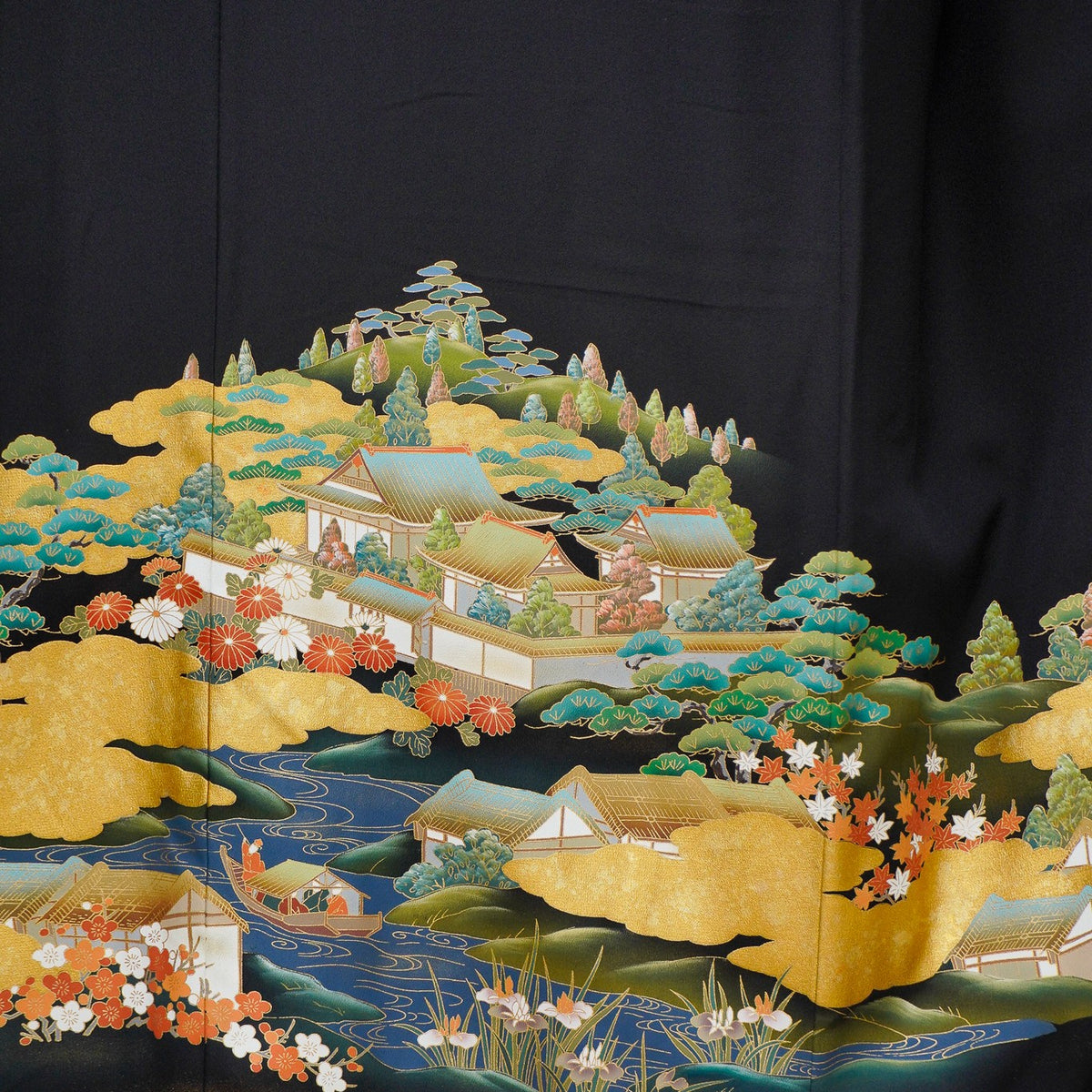 Chiku Fabric: 0911_32 | Vibrant Village