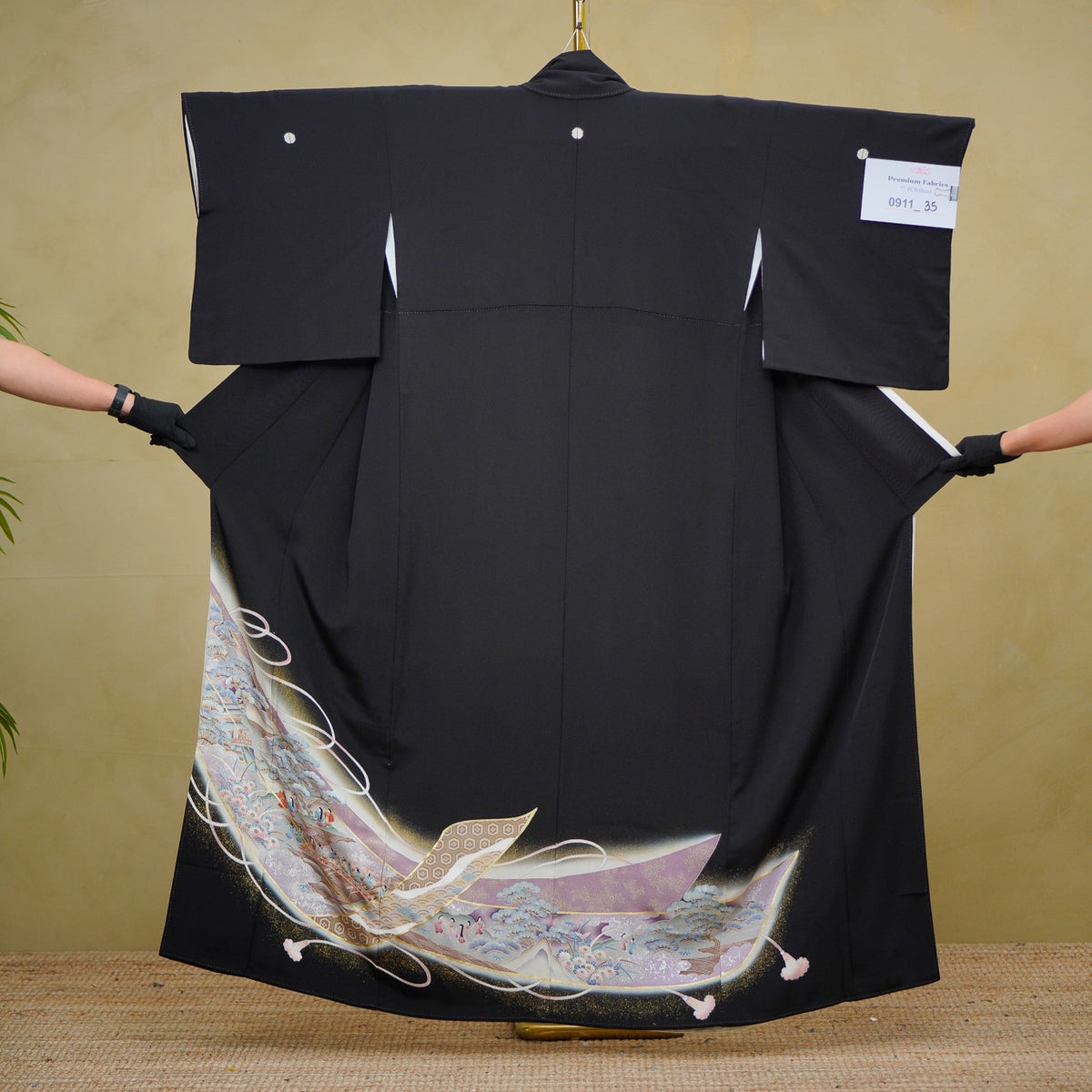Chiku Fabric: 0911_35 | Mist Garden