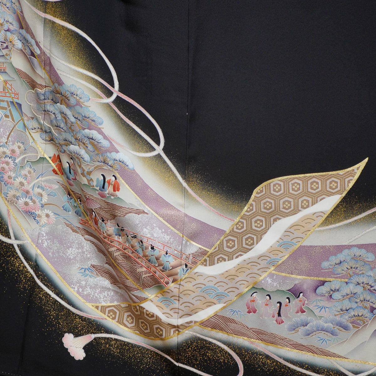 Chiku Fabric: 0911_35 | Mist Garden