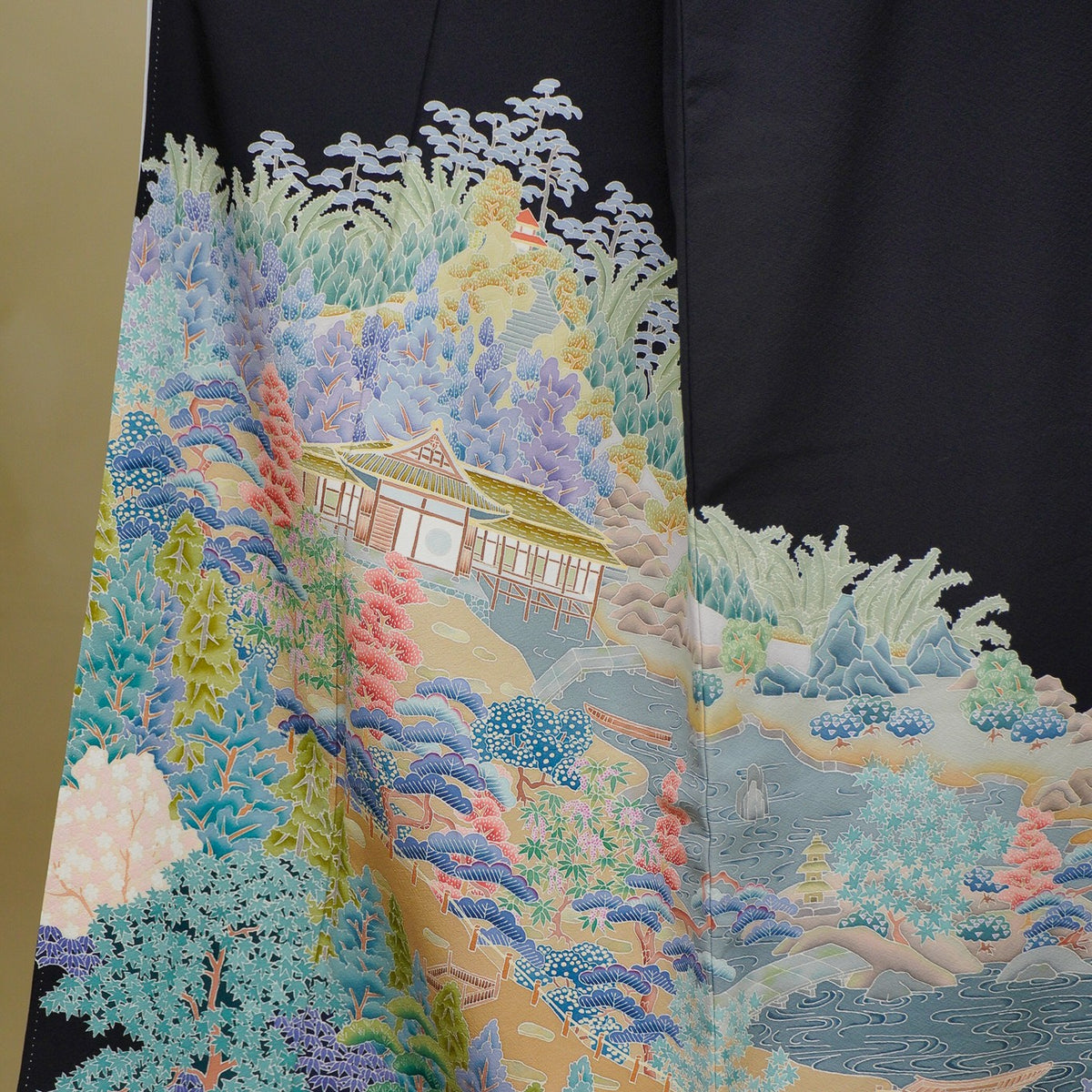 Chiku Fabric: 0911_41 | Quiet Hillside