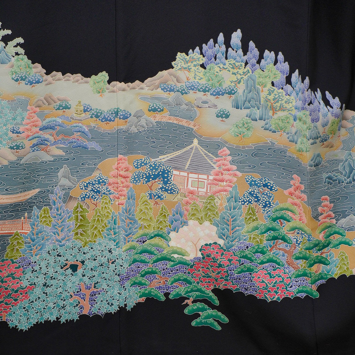 Chiku Fabric: 0911_41 | Quiet Hillside