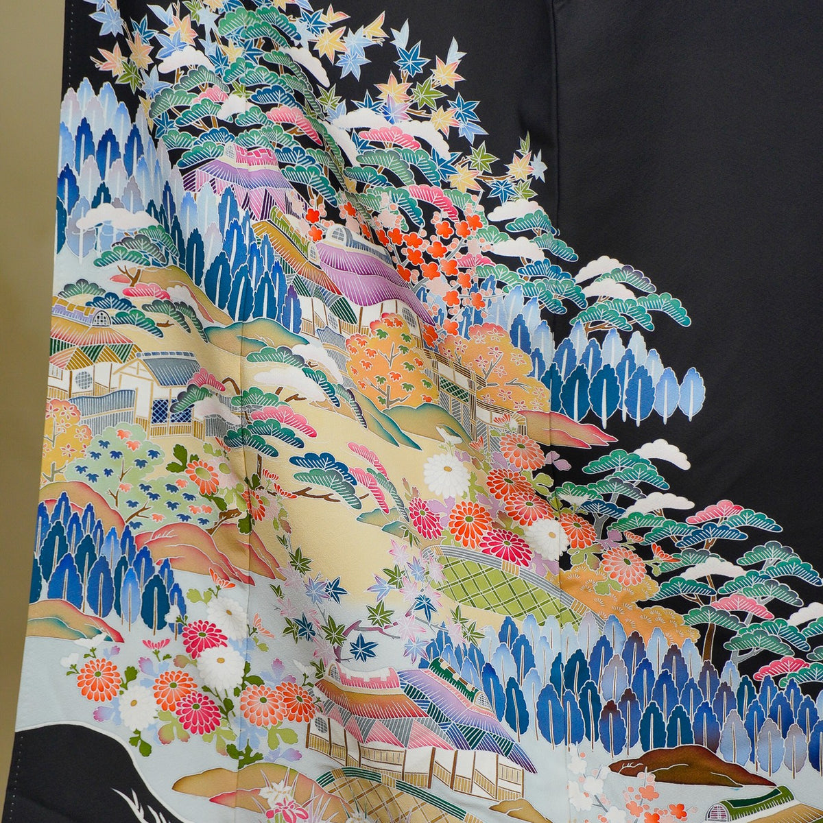 Chiku Fabric: 0911_47 | Garden Above