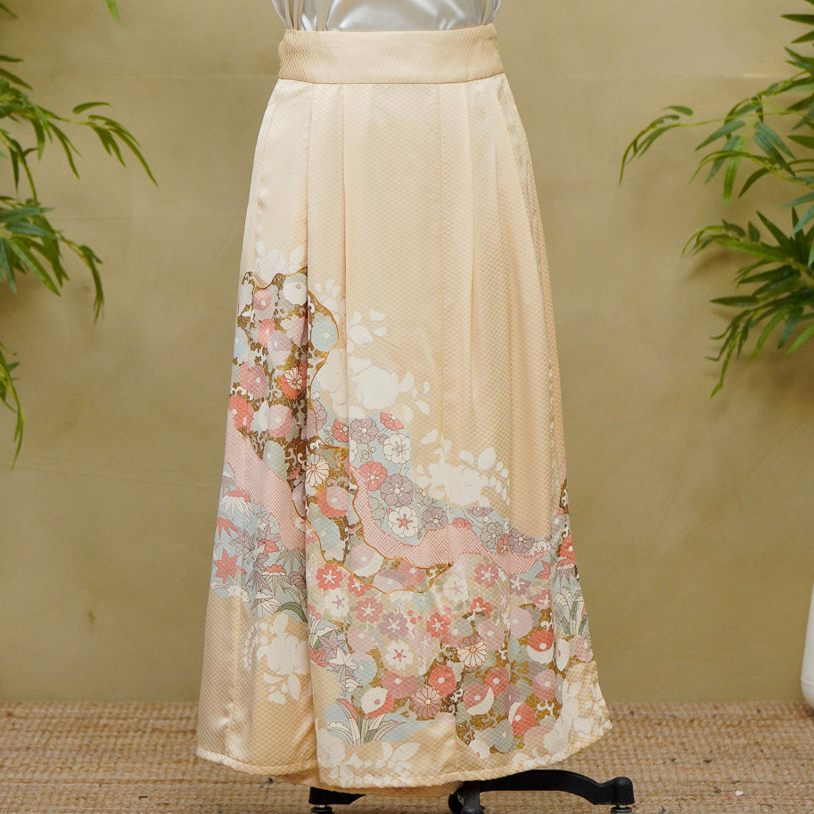 Premium On-hand: Cream Hanbok Skirt | HS8109M | 2T