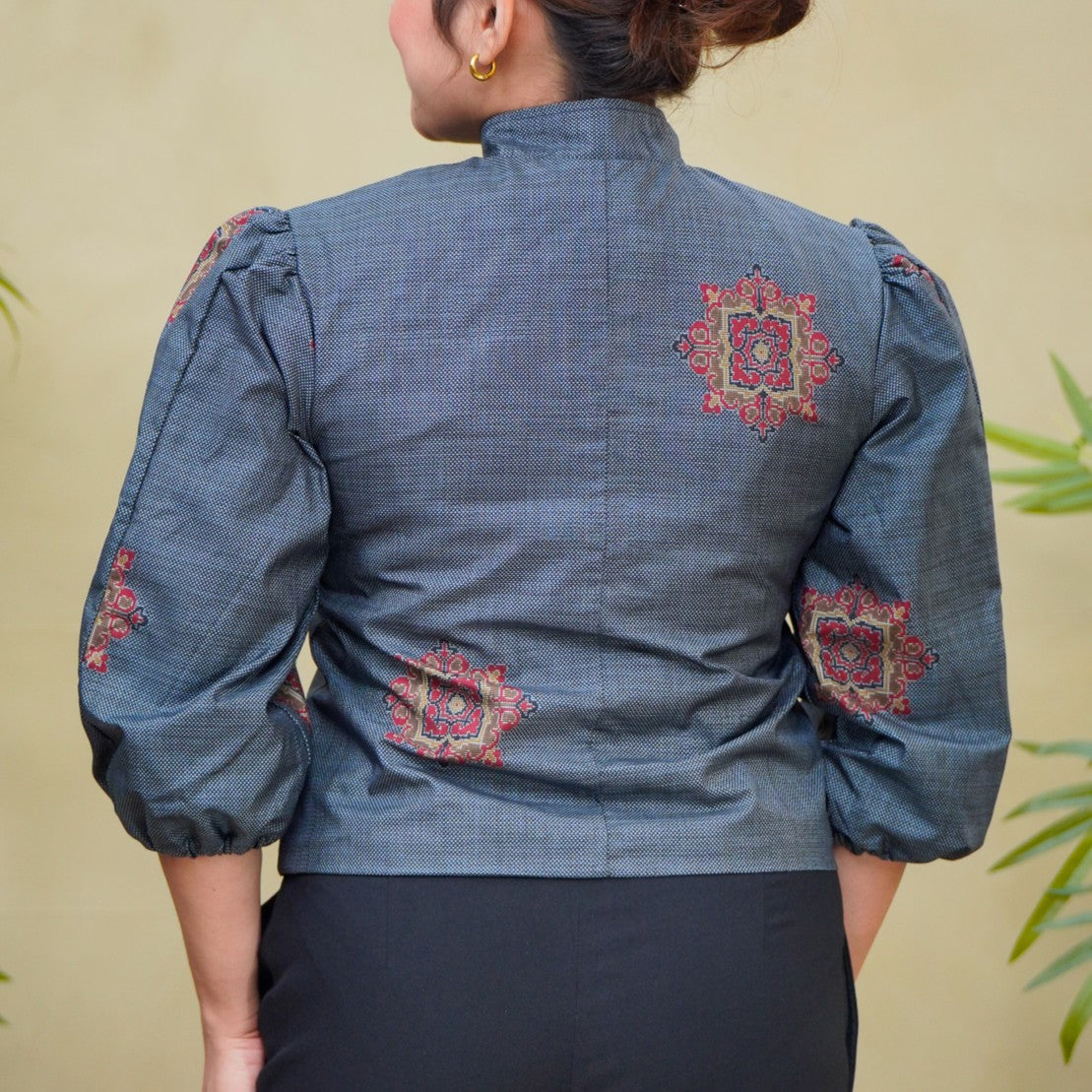 Premium On-hand item: Blue Puff Jacket | LB | PJ8656M -O