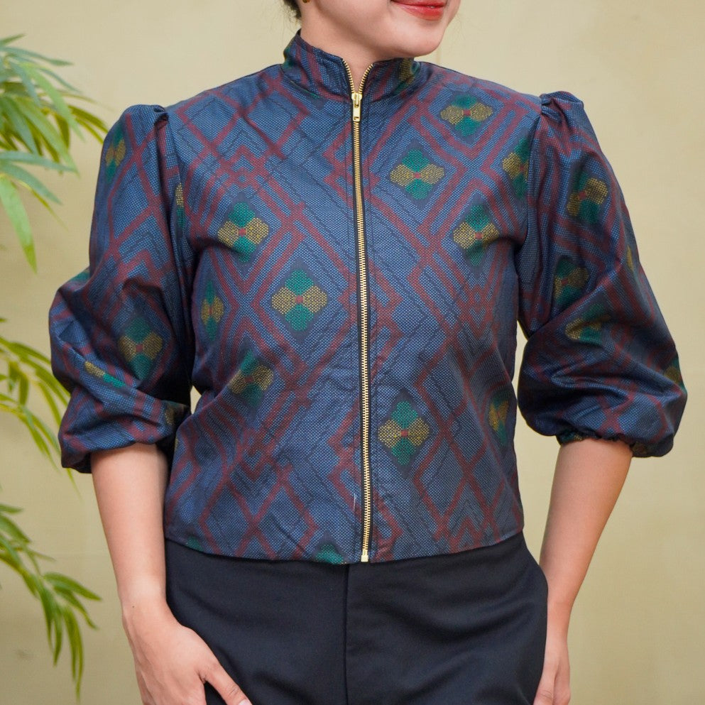 Premium On-hand item: Blue Puff Jacket | LB | PJ8652M -O