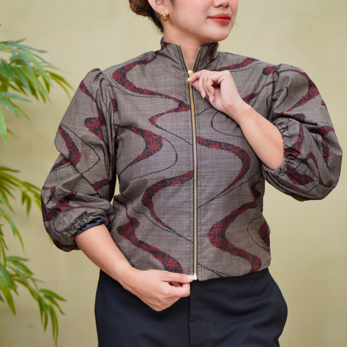 Premium On-hand item: DOROZOME Gray Puff Jacket | Large | PJ8660M -O