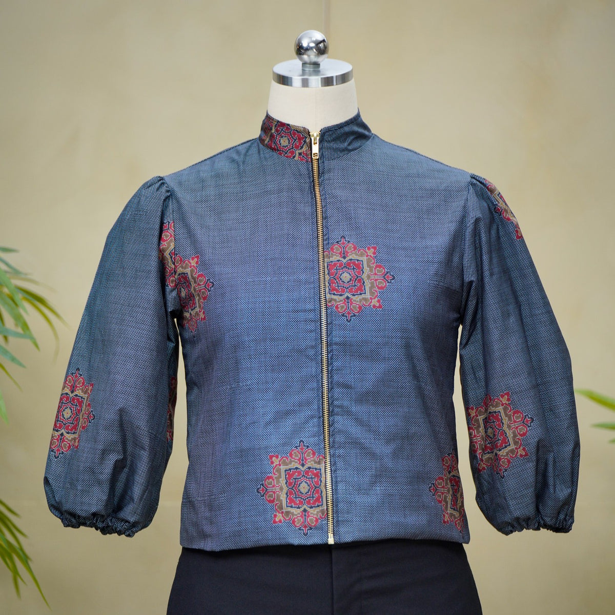 Premium On-hand item: Blue Puff Jacket | LB | PJ8656M -O