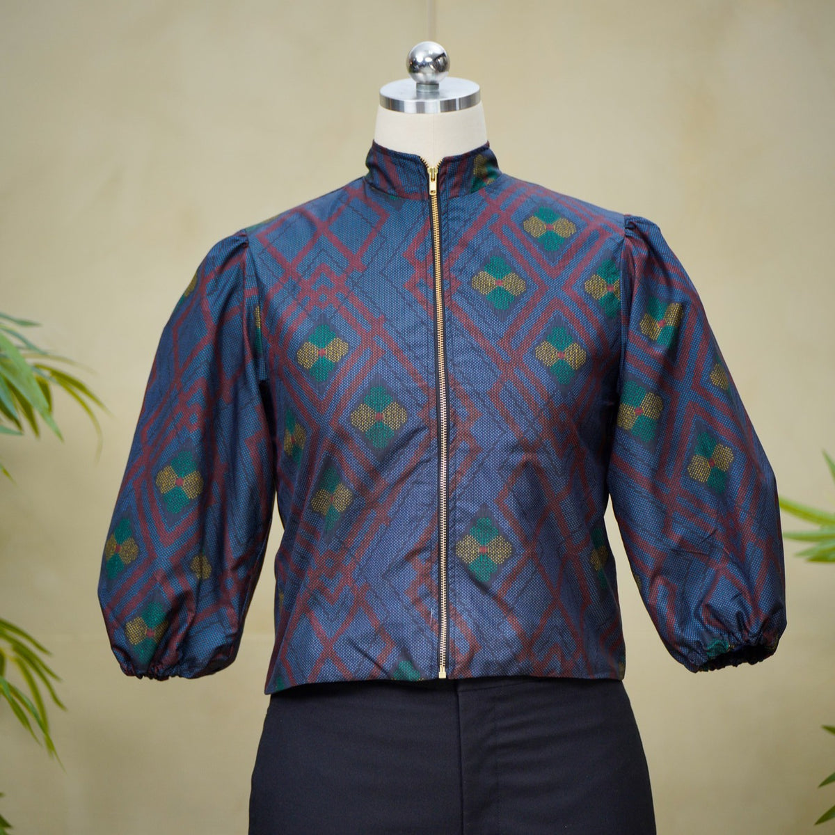 Premium On-hand item: Blue Puff Jacket | LB | PJ8652M -O