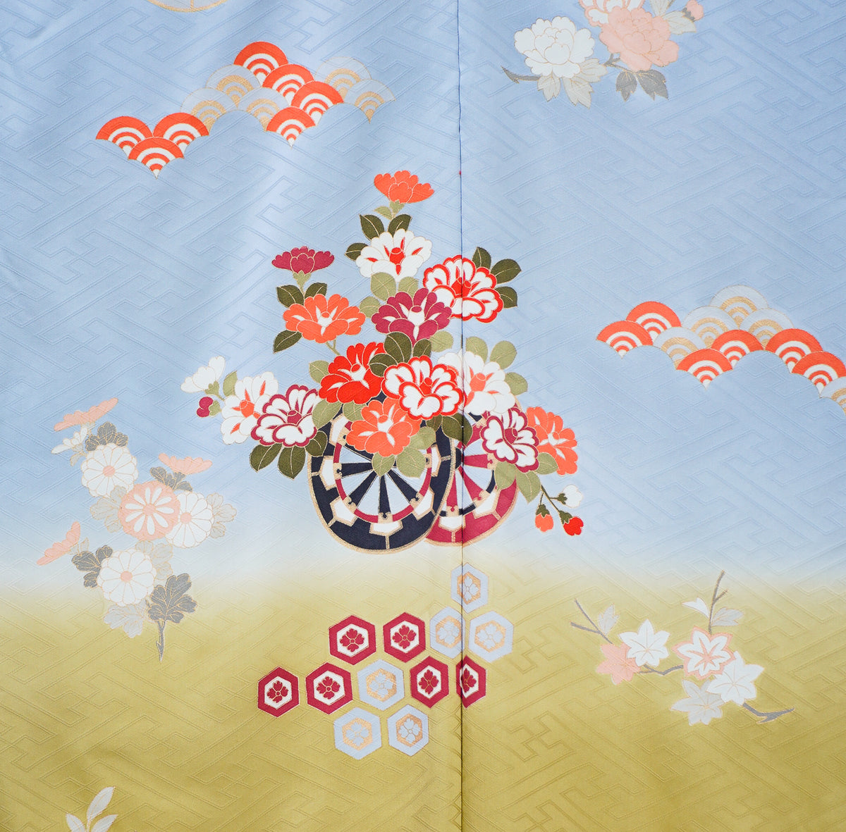Chiku Fabric: 0908_11 | Colorful Florals