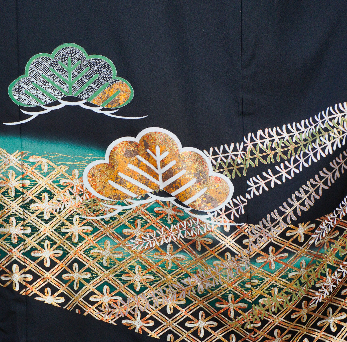 Premium Sho Fabric: 0908_16 | Garden Dark Green