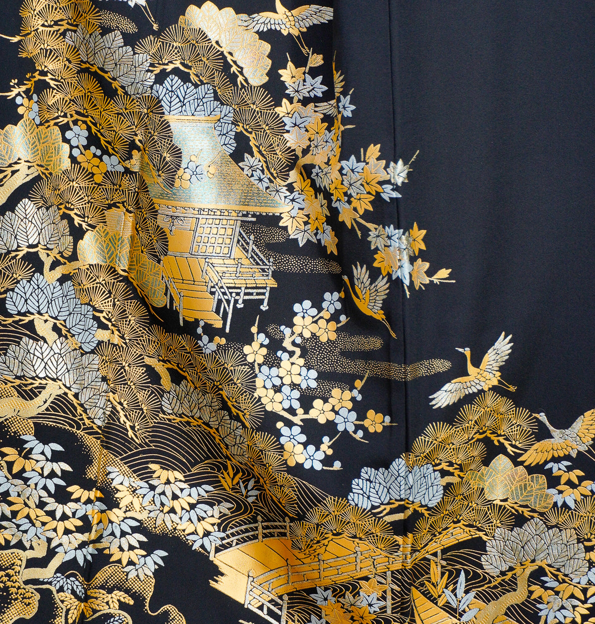 Premium Sho Fabric: 0908_18 | Golden Nature