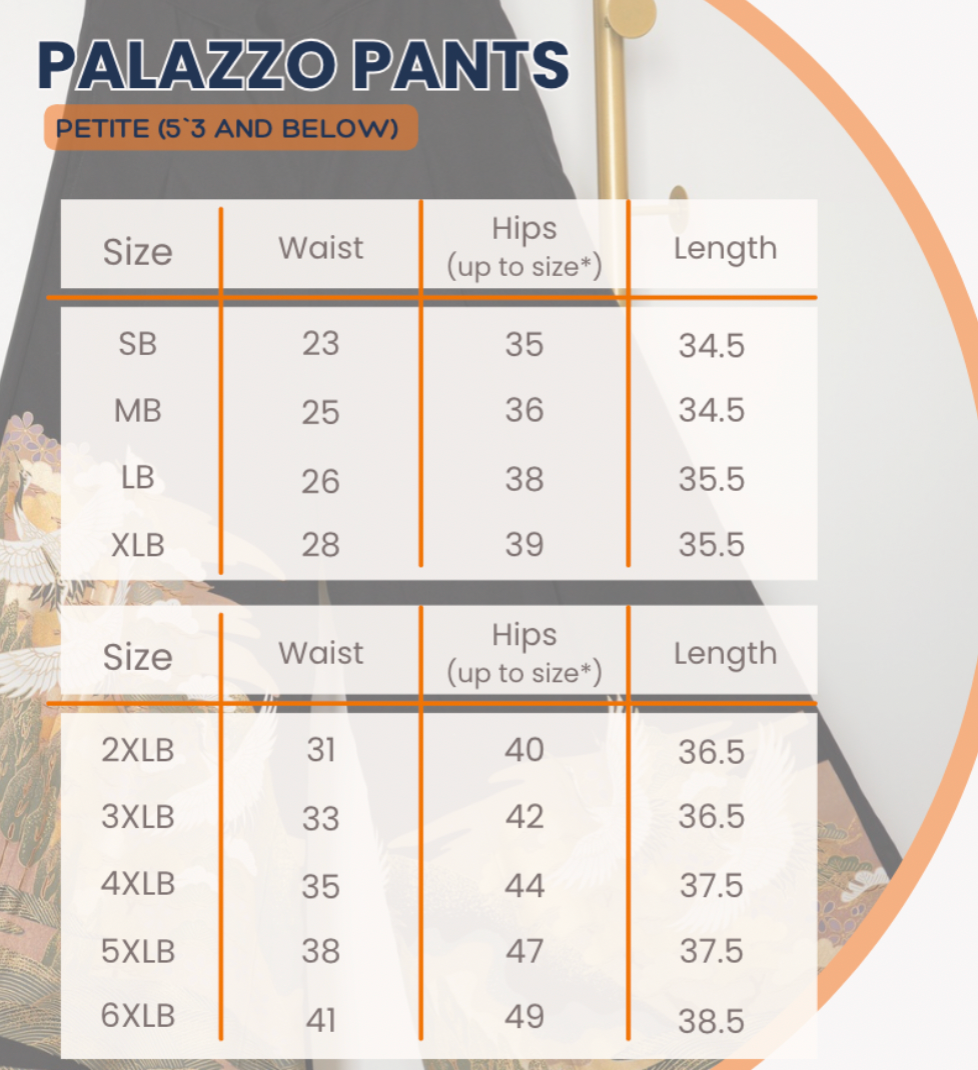 On-hand: Palazzo Pants Cupro Lining | 2XLB
