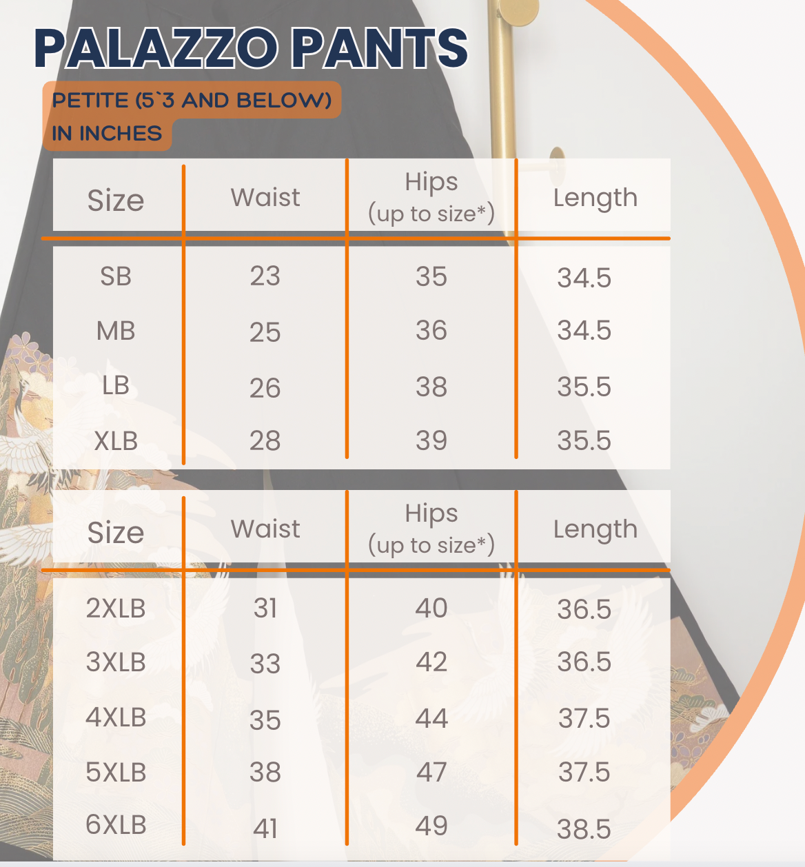 On-hand: PP4346 | Palazzo Pants | LB